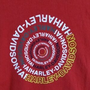 Harley-Davidson Red Long Sleeve Tee Men’s Large